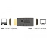 DeLOCK Adaptateur prise HDMI-A > prise HDMI-A, Emulateur EDID Noir