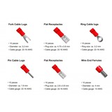 DeLOCK Boîte d'assortiment avec connexions de câbles 170 pièces, Connecteur 