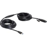 DeLOCK Câble d'extension actif USB 3.0 Noir, 10 mètres