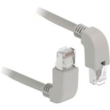 DeLOCK Câble de raccordement RJ45 Cat.6a S/FTP Gris