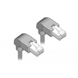 DeLOCK Câble de raccordement RJ45 Cat.6a S/FTP Gris