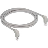 DeLOCK Câble de raccordement S/FTP, RJ-45 Cat.6a Gris, 2 mètres