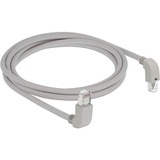 DeLOCK Câble de raccordement S/FTP, RJ-45 cat.6 Gris, 2 mètres