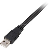 DeLOCK Cable-Y 2x USB-A 2.0 male > 1 x USB-A 2.0 female, Câble en Y Noir/Rouge, 0,2 mètres