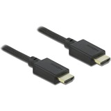 DeLOCK Coaxial High Speed HDMI, Câble Noir, 1 mètre, 8K 60Hz, 48 Gbps