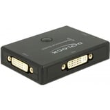 DeLOCK DVI 2 - 1 Switch bidirectionnel 4K 30 Hz, Switch DVI Noir