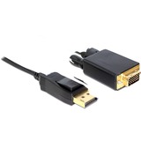 DeLOCK DisplayPort > DVI 24+1, Adaptateur Noir, 5 mètres