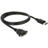 DeLOCK Micro HDMI > HDMI 2.0, Câble Noir, 1 mètre, 4K 60Hz