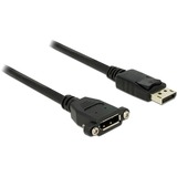 DeLOCK Micro HDMI > HDMI 2.0, Câble Noir, 1 mètre, 4K 60Hz