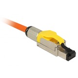 DeLOCK RJ45 Plug field assembly Cat.6A, Prise de courant Jaune