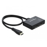 DeLOCK Répartiteur HDMI 1 entrée HDMI > 2 sorties HDMI 4K 60 Hz, Repartiteur HDMI Noir