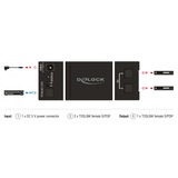 DeLOCK Switch 2x TOSLINK vers 1x TOSLINK out Noir