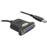 DeLOCK USB 1.1 en parallèle, Câble Noir, 0,8 mètre