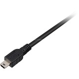 DeLOCK USB-C 2.0 > USB Mini-B, Câble en Y Noir/Rouge, 1 mètre