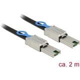 DeLOCK USB-C - USB-A 3.0, Câble Noir, 2 mètres