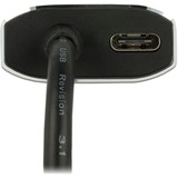 DeLOCK USB-C (male) > Mini DisplayPort (female) avec function PD, Adaptateur Gris foncé, 0,2 mètres
