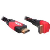 DeLOCK USB > Lightning, Câble Noir/Rouge, 2 mètres