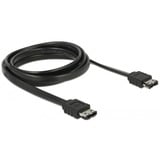 DeLOCK eSATA 3Gb/s > eSATA, Câble Noir, 2 mètres