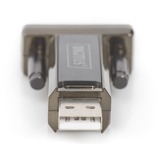 Digitus Adaptateur série USB 2.0 Noir, D-Sub, USB, Noir