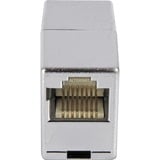 Digitus Coupleur modulaire RJ-45, Raccord Argent, 2 prises RJ-45, doublement blindées