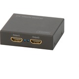 Digitus DS-46304 répartiteur vidéo HDMI 2x HDMI, Repartiteur HDMI Noir, HDMI, 2x HDMI, 4096 x 2160 pixels, Noir, 36 bit, 5 V