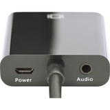 Digitus HDMI A > VGA, Adaptateur Noir, 0,18 mètre