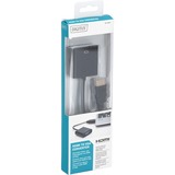 Digitus HDMI A > VGA, Adaptateur Noir, 0,18 mètre