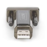Digitus Serial > USB-A 2.0, Adaptateur Noir, 0,8 mètres