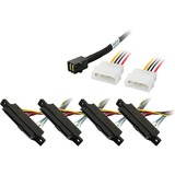 HighPoint Câble mSAS 1xSFF8643 > 4xSFF-8482 Noir