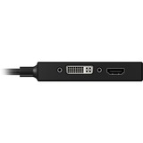 ICY BOX IB-AC1031 DisplayPort DVI-D + VGA (D-Sub) + HDMI Noir, Adaptateur Noir, DisplayPort, DVI-D + VGA (D-Sub) + HDMI, Mâle, Femelle, Droit, 3840 x 2160 pixels