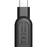 ICY BOX USB 3.0 C - USB 3.0 A Noir, Adaptateur Noir, USB 3.0 C, USB 3.0 A, Noir