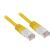 Sharkoon 1.5m Cat.5e S/FTP câble de réseau Jaune 1,5 m Cat5e S/FTP (S-STP) Jaune, 1,5 m, Cat5e, S/FTP (S-STP), RJ-45, RJ-45