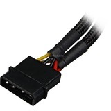 Sharkoon 4Pin 5,25"  > 2x 15Pin SATA, Adaptateur Noir