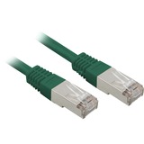 Sharkoon CAT.5e Network Cable RJ45 green 3 m 3m Vert câble de réseau Vert, 3 m, RJ-45, RJ-45, Vert, Vente au détail