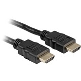 Sharkoon Câble High Speed HDMI avec Ethernet 2m Noir, 4K, Doré