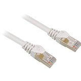 Sharkoon Câble RJ45 Cat.6 SFTP Blanc, 3 mètres