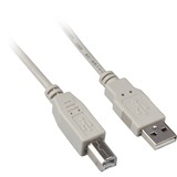 Sharkoon Câble USB A > USB B Gris, Mâle/Mâle