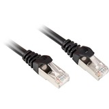 Sharkoon Câble de raccordement SFTP, RJ-45 Cat.6 Noir, 1,5 mètres