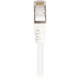 Sharkoon Câble réseau RJ-45 S/FTP Cat.6 Blanc, 15 mètres