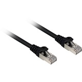 Sharkoon Câble réseau RJ-45 S/FTP Cat.6a Noir, 15 mètres, sans halogène