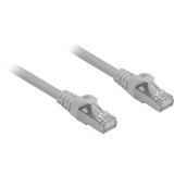 Sharkoon Câble réseau RJ-45 S/FTP Cat.6a Gris, 15 mètres, sans halogène