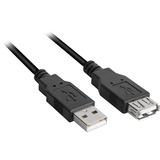 Sharkoon DisplayPort 1.4 - DisplayPort 1.4 male-male, Câble d'extension Noir, 1 mètre, CAC-2067