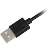 Sharkoon EASY-USB-A 2.0 90° > Micro-USB-B, Câble Noir, 2 mètres