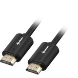 Sharkoon HDMI 2.0, Câble Noir, 1 mètre, 4K