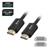 Sharkoon HDMI 2.0, Câble Noir, 1 mètre, 4K