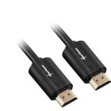 Sharkoon HDMI 2.0, Câble Noir, 7,5 mètres, 4K