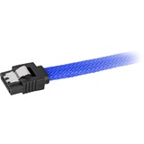 Sharkoon SATA 3 câble SATA 0,45 m SATA 7-pin Noir, Bleu Bleu, 0,45 m, SATA III, SATA 7-pin, SATA 7-pin, Mâle/Mâle, Noir, Bleu