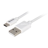 Sharkoon USB 2.0 Type-A - Type-C, 0,5m, Câble Blanc