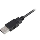 Sharkoon USB 2.0, Câble d'extension Noir, 0,5 mètre, double blindage