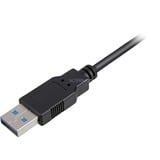 Sharkoon USB 3.0, Câble d'extension Noir, 1 mètre